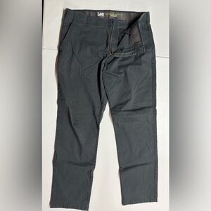 Men’s Lee Extreme Motion Slim Straight Stretch Pants Navy Casual Work Trousers